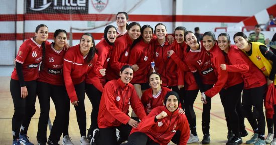 يد الأهلى يفوز على الزمالك فى دورى الجمهورية للناشئات بميت عقبة