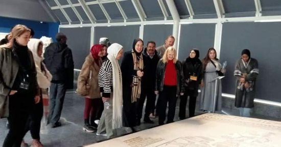 المتحف الرومانى بالإسكندرية يستقبل مجموعة من الأثريين وأعضاء البعثة الألمانية