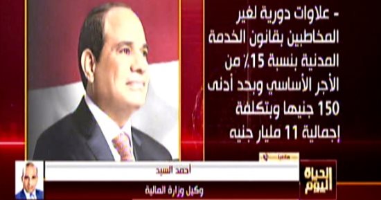 وكيل المالية لـ"الحياة اليوم": حزمة الرئيس للحماية هي الأكبر فى تاريخ مصر
