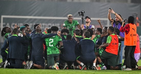 L’équipe nationale du Nigeria bat la Côte d’Ivoire avant la finale de la Coupe d’Afrique des Nations 2023