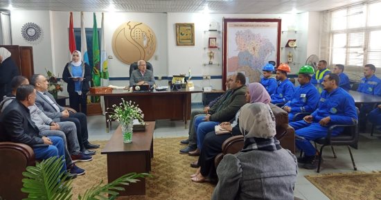 مياه المنوفية: تكريم عدد 23 من العاملين بالشركة لتميزهم بالعمل