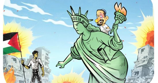 فلسطين قضية لن تموت فى كاريكاتير اليوم السابع