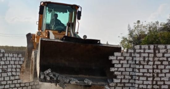 إزالة 335 حالة تعدٍ منذ بدء المرحلة الأولى من الموجة 22 فى المنوفية