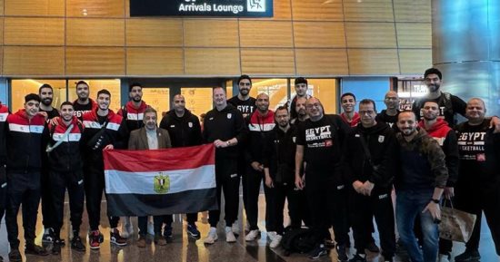 منتخب السلة يصل قطر للمشاركة فى البطولة الودية