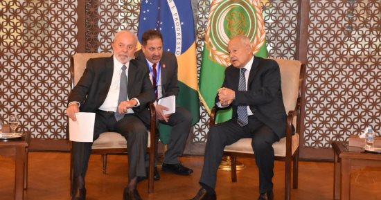 أبو الغيط يستقبل رئيس جمهورية البرازيل الاتحادية