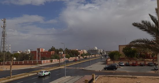 أمطار خفيفة على مدنية الطور بجنوب سيناء