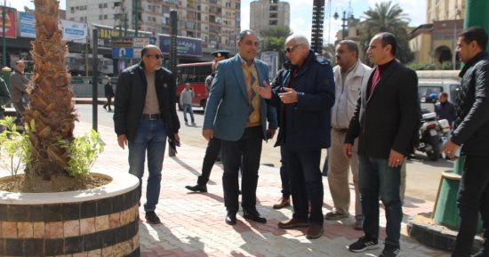 محافظ الجيزة يتفقد أعمال تطوير ورفع كفاءة ميدان الجيزة