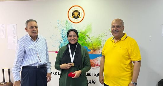 هالة الجوهرى تخطف الأضواء فى كأس العالم للرماية برقم جديد