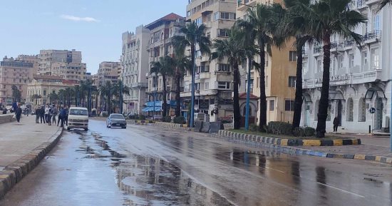 تقلبات جوية فى الإسكندرية تزامنا مع نوة الشمس الصغرى.. فيديو وصور
