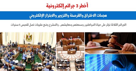 أخطر 3 جرائم إلكترونية وعقوباتها والآثار المترتبة عليها.. برلماني