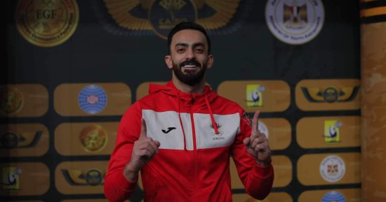 الأردنى أبو السعود: ذهبية كأس العالم للجمباز حافز كبير لأول ميدالية أولمبية للعرب