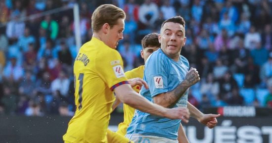 برشلونة يتفوق على سيلتا فيجو 1-0 في الشوط الأول بالدوري الإسباني.. فيديو