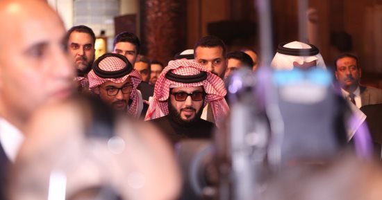 تركى آل الشيخ يصل حفل "ليال مصرية سعودية" بدار الأوبرا