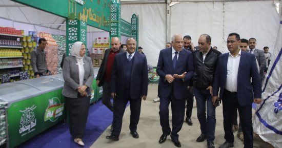 محافظ الجيزة يتفقد التجهيزات الأخيرة لافتتاح أكبر معارض أهلا رمضان بالعمرانية
