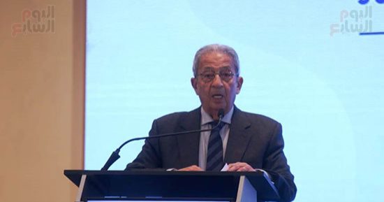 عمرو موسى من منتدى السلام العادل: إسرائيل تحاول طمس ثقافة وذاكرة فلسطين