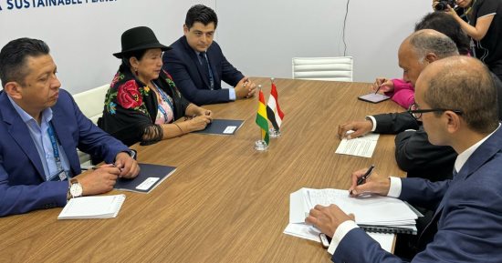 وزير الخارجية يلتقى وزراء خارجية بوليفيا وأوروجواى