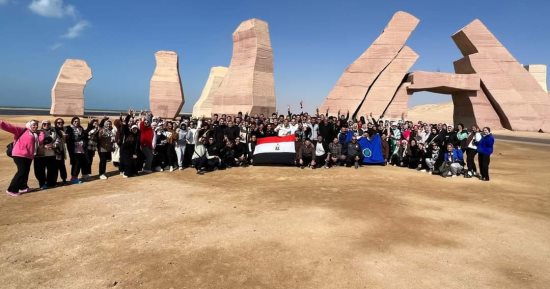  "آداب القناة" تنظم رحلة علمية لطلاب قسم الجغرافيا لجنوب سيناء 