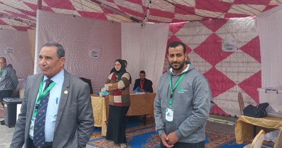 غلق لجان التصويت بنقابة المهندسين بمحافظة الإسماعيلية لمدة ساعة.. صور