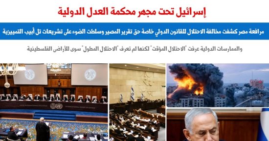 إسرائيل تحت مجهر محكمة العدل الدولية.. عن برلمانى