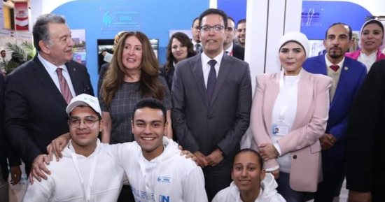 إقبال الطلاب على المشاركة فى الدورة الـ14 للملتقى الدولى للتعليم العالى