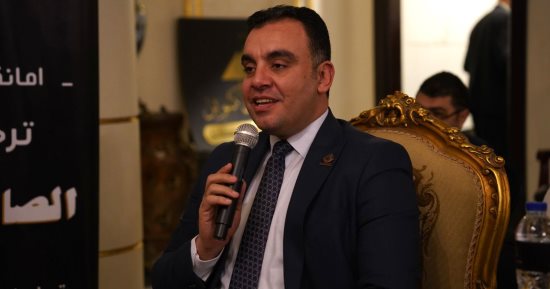 النائب محمد السباعى بصالون مصر أكتوبر: الفعاليات الحزبية توعية سياسية
