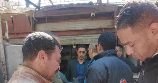 حملات مكثفة لرفع الإشغالات والإعلانات المخالفة فى 4 مراكز بالمنيا