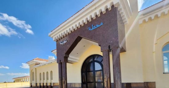 وزارة النقل تطور محطة قطارات نجيلة لإعادة خدمات السكة الحديد لسيناء.. صور