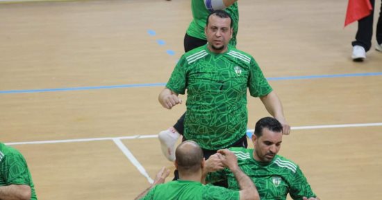 مباريات قوية اليوم فى نصف نهائى البطولة الأفرو عربية للكرة الطائرة جلوس