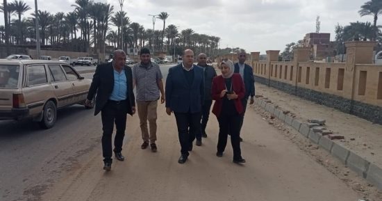 نائب محافظ الجيزة يتفقد مشروع محور ناهيا بولاق