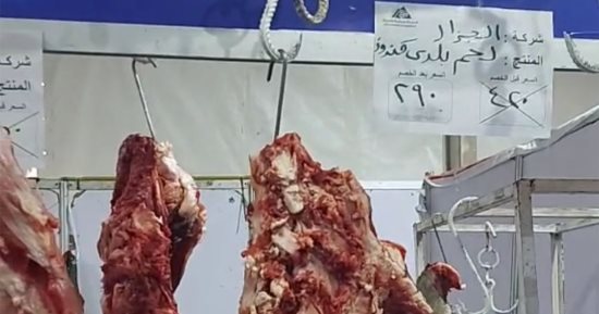 معرض أهلا رمضان فى إمبابة يطرح اللحم البلدى بـ290 جنيها.. فيديو