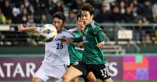 أولسان الكوري الجنوبي يتعادل مع مواطنه تشونبوك في دوري أبطال آسيا