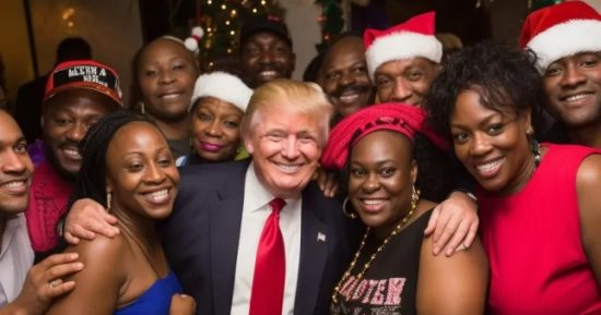 معركة الـ Ai .. أنصار دونالد ترامب ينشؤن صور مزيفة بالذكاء الاصطناعي مع الناخبين السود
