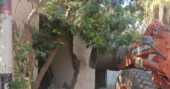 محافظة الجيزة تزيل 24 حالة تعدٍ على أملاك الدولة بإجمالى مساحة 4300م2 