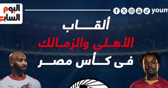 ألقاب الأهلى والزمالك فى كأس مصر قبل نهائى الليلة.. إنفو جراف