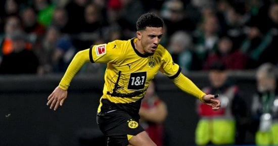 Composition du Borussia Dortmund contre le PSV Eindhoven en Ligue des champions. Sancho est titulaire