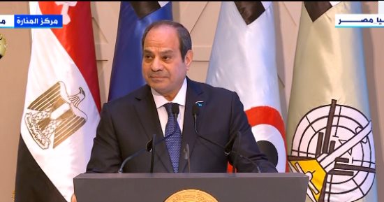 الرئيس السيسى: نواجه تحديات ومشاكل لها آثار وتأثير علينا