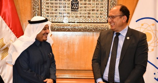 رئيس جامعة حلوان يستقبل الملحق السعودى لبحث التعاون مع جامعات المملكة