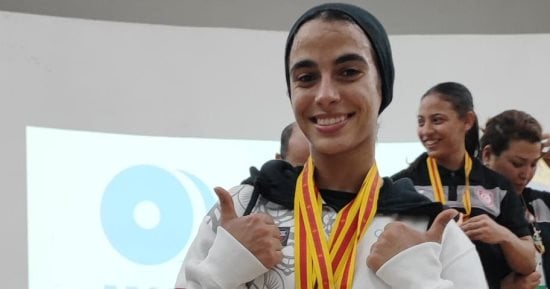 نورا عصام تحقق 3 ميداليات فى رفع الأثقال بدورة الألعاب الأفريقية