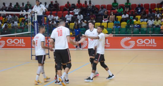 منتخب رجال الطائرة يهزم نيجيريا فى الألعاب الأفريقية 