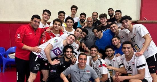 منتخب شباب اليد يحصل على راحة يومين قبل السفر إلى تونس للمشاركة فى أفريقيا