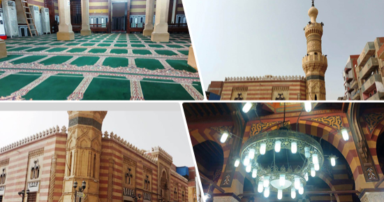 المسجد العباسى بالإسماعيلية.. أمر ببنائه الخديو عباس حلمى الثانى.. يشهد أهم الفعاليات والاحتفالات الدينية والسنوية.. ويتميز بالطراز المعمارى ذو الطابع والنقوش والزخارف الإسلامية القديمة من الداخل والخارج.. صور