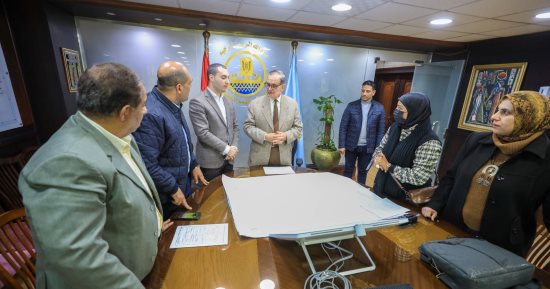 محافظ كفر الشيخ يناقش أعمال تطوير ساحة ميدان المسجد الإبراهيمى بدسوق