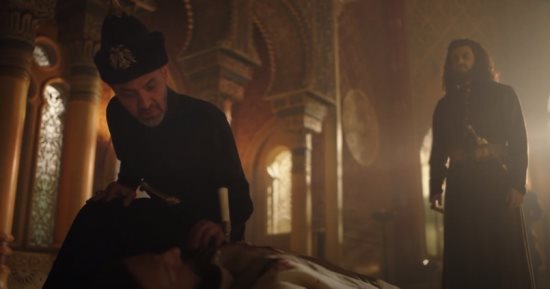 مسلسل الحشاشين الحلقة 9.. حسن الصباح يقتل مضحك السلطان