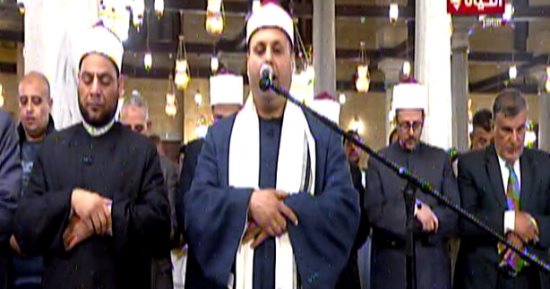 قناة الحياة تنقل صلاة التراويح من مسجد الحسين.. إبراهيم الفشني يؤم المصلين