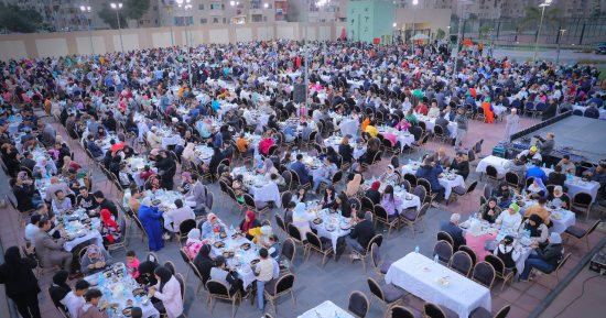 "الشركاء معًا".. إفطار الهيئة الإنجيلية لـ 2000 مصرى تحت مظلة التحالف الوطني في حي الأسمرات