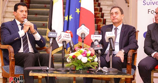 Ministre des Sports : Nous coordonnons l’organisation d’un match amical entre l’Egypte et la France au stade Masr