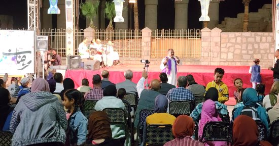 متعة ليالي رمضان.. عروض فنون شعبية بساحة أبو الحجاج الأقصرى.. فيديو