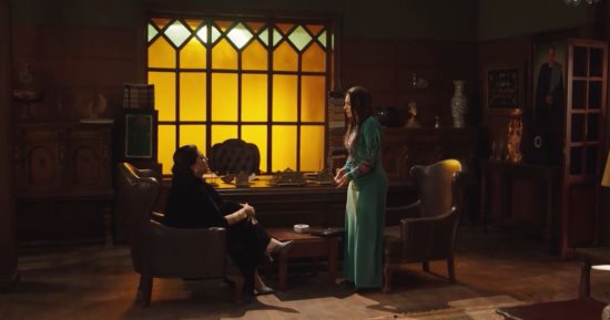 مسلسل حق عرب الحلقة 13.. وفاء عامر تهدد دينا فؤاد وتأمرها بالابتعاد عن العوضى