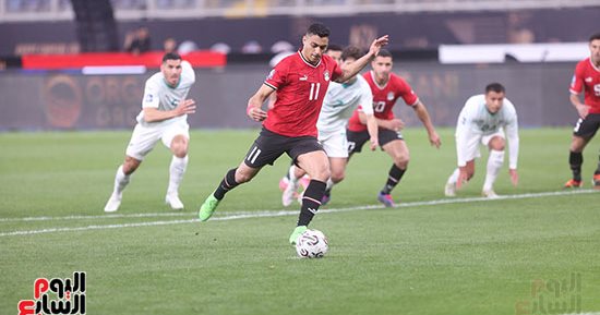 مصطفى محمد يسجل فى المباراة الخامسة له على التوالى مع منتخب مصر
