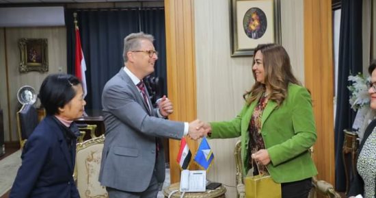 محافظ دمياط تستقبل سفير ألمانيا الاتحادية لتعزيز التعاون المشترك